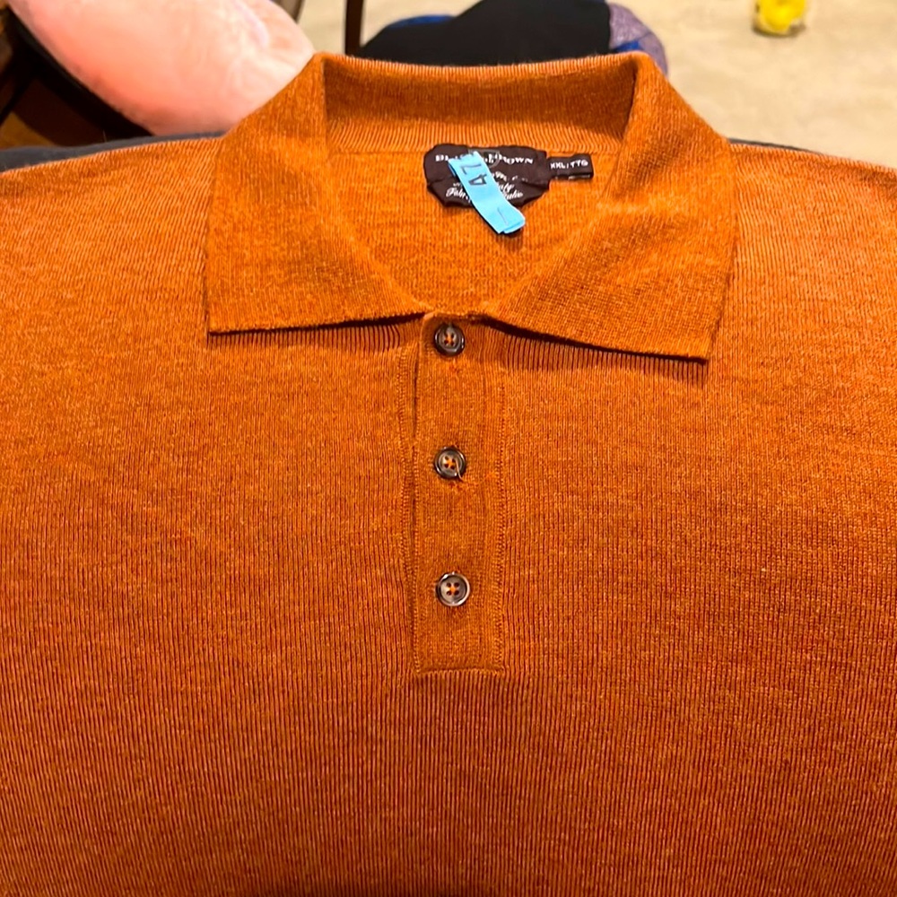 Marino wool Pumpkin orange sweater